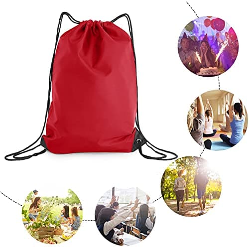adam & eesa® Unisex Drawstring Gym Bags - Personalised Waterproof Sack with Carry Handles for Mens & Womens - Kids PE Swimming School Bag - Ideal for Beach, Holidays, Shopping, Yoga (7.5L Capacity) — view 5