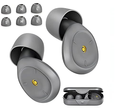 Reusable Ear Plugs for Sleep, 32dB Noise Reduction, Side Sleeper Comfort