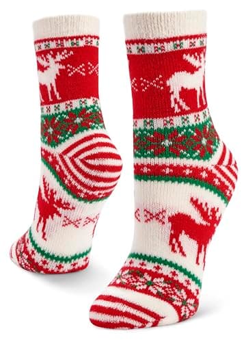 YakTrax Cabin Socks, Aloe-Infused Double-Layer Cosy Socks with Plush Lining — view 2