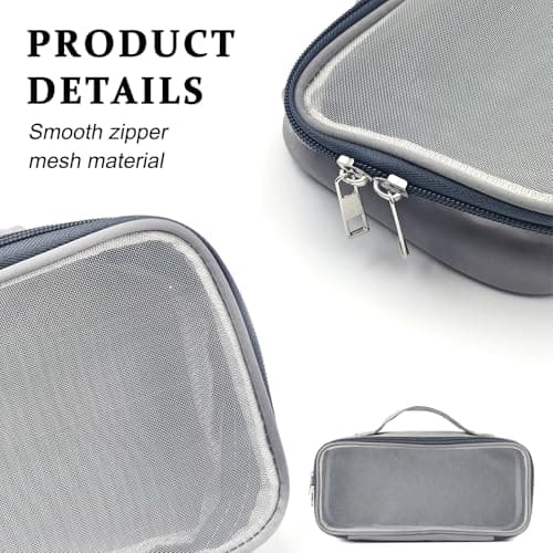 KASESSS Portable Breathable Mesh Hair Dryer Bag, Travel Storage Bags Fits Most Hairdryers, Curling Irons, Straightener, Water-Resistant Hair Tools Travel Bag, Hairdryer Case Protection Organizer — view 4