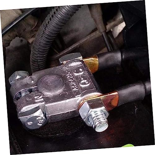 TOKIDNY Military Grade Battery Terminal Post Kit for Cars Trucks Rvs and Marine Boats – Includes Positive and Negative Battery Clips with Flame Retardant Covers — view 3