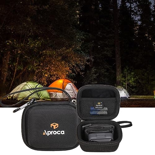Aproca Portable Hard Storage Case, for Black Diamond Equipment Spot 400 / Storm 400 / Spot 400-R/Storm 500-R Headlamp, Black, Travel — view 4