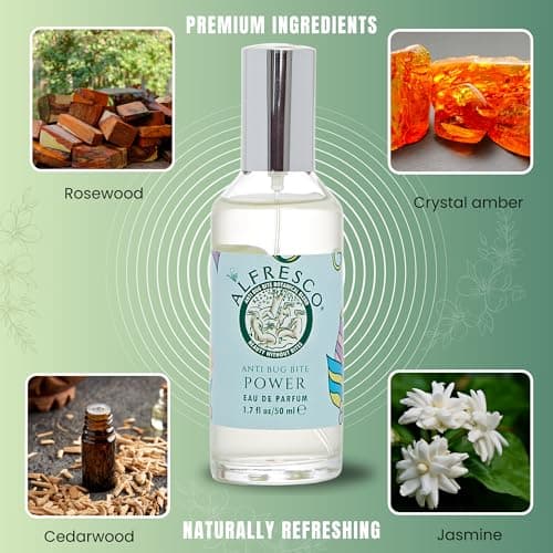 Alfresco - Power, Anti Bug Bite Eau De Parfum, Natural Fragrance Spray - Essential Oil Blend Insect Repellent, DEET-Free Travel Essentials - Unisex (50ml) — view 3