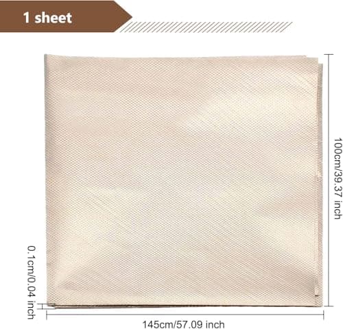 GORGECRAFT EMF Protection Fabric, EMI, RF & RFID Shielding Copper Fabric 57.09x39.37 inch Faraday Fabric Shielding Rating from 10khz to 30Ghz — view 2