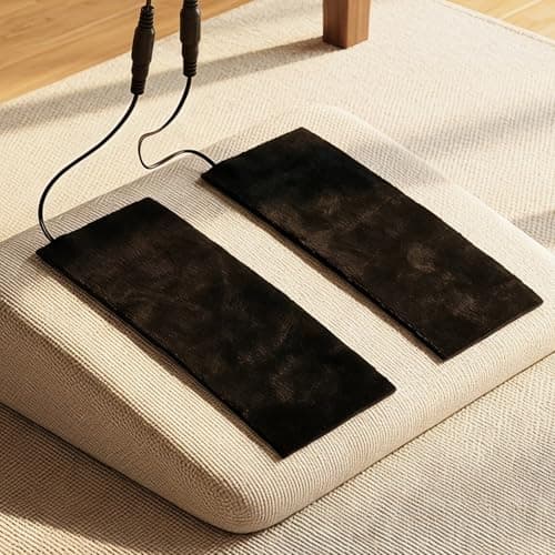 ULTECHNOVO 2 Sets USB Heated Carbon Fiber Heating Pads, Portable Electric 5v Heating Elements for Insoles and Jackets, Waterproof Fabric Hand and Foot Warmers, for Travel and Camping — view 6