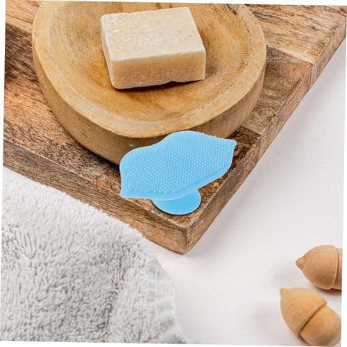 UTHCLO 3pcs Silicone Cleansing Brush Scrubber Cleaning Brushes Scalp Scrub Massager Silicone Bath Brush Soft Face Brush Shower Dandruff Brush Lip Scrub Exfoliator Foot Cleaner — view 5
