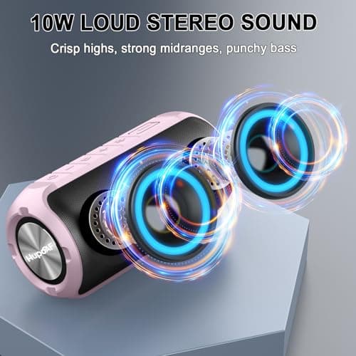 Hupoaf 20W Portable Bluetooth Speaker with Dual Drivers & Stereo Bass — view 2