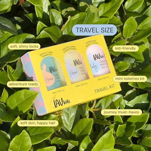 Lav Kids Body & Hair Travel Set (Yellow) — view 5