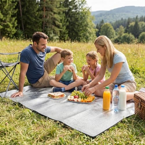 Foil Camping Mat 200 x 100cm, Foam Sleeping Mat with EPE Foam For Camping — view 6