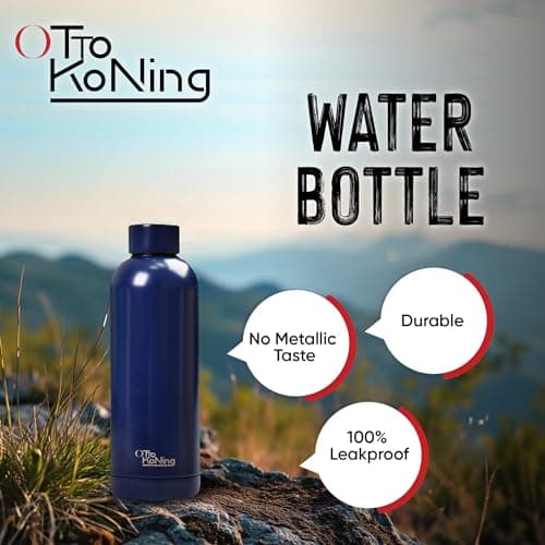 OTTO KONING Water Bottle 500ml Insulated Stainless Steel Flask — view 2