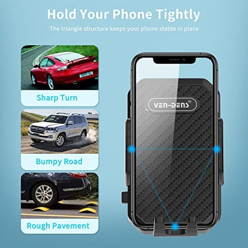 VEN-DENS Car Phone Holder for Windshield/Dashboard, Phone Mount for Truck — view 4