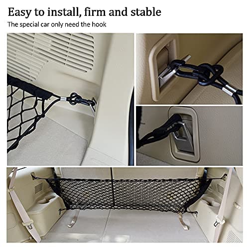 Cargo Net,Organizer Net Heavy Duty,70 x 120 cm Nylon Mesh,Elastic String — view 6