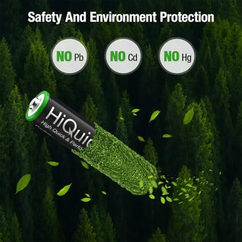 HiQuick 16 Pack AA AAA Rechargeable NiMH Batteries Set,1200 Cycles — view 6