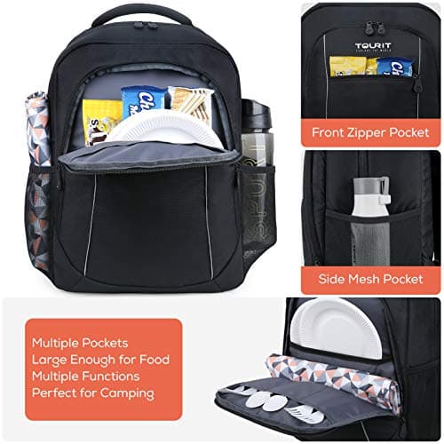 TOURIT Insulated Cooler Backpack - Lightweight, Leak-Proof Bag for Men Women, Work, Picnics, Hiking, Camping, Beach, Park Day Trips - 25 Cans — view 6
