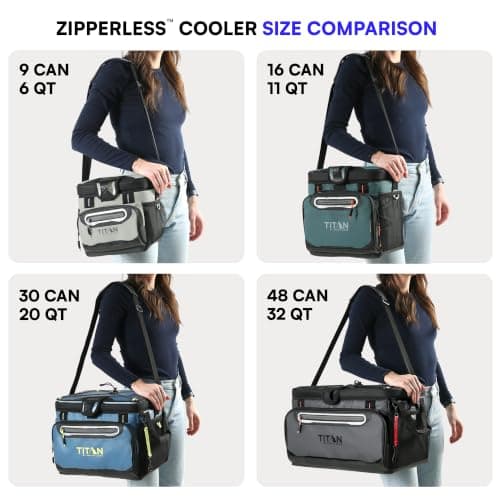 Titan 30 Can Zipperless, Marine Blue — view 2
