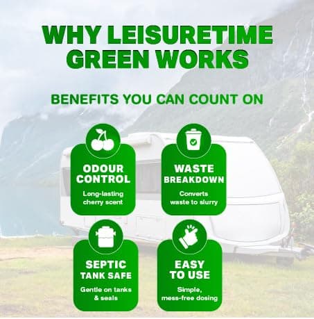 Green Eco 2in1 Caravan, Motorhome Chemical Toilet Fluid 1L – 25 Treatments — view 5