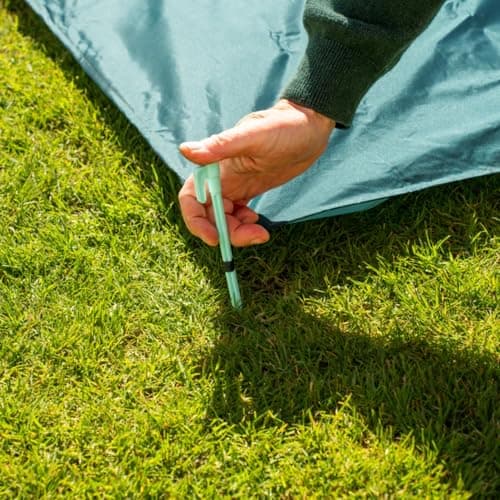 Kingsley & Harper Extra Large Beach Mat 210 x 200cm – Waterproof Sand-Resistant Picnic Blanket with Pegs and Carry Bag, Lightweight Outdoor Mat for Beach, Camping & Travel — view 6