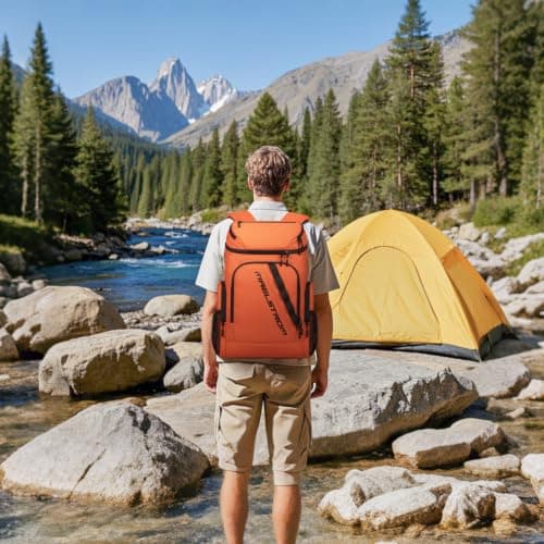 Maelstrom Insulated Cooler Backpack, 36 Can Soft Cooler Ice Chest Bag — view 3