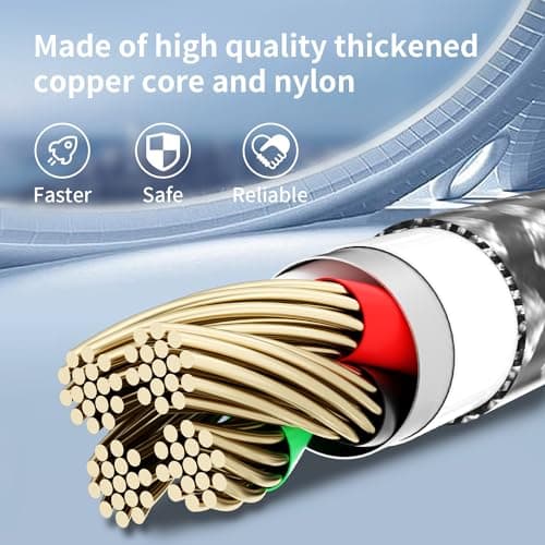 Travel Essentials Multi Charging Cable, 3 in 1 Universal Phone Charger Cord — view 5