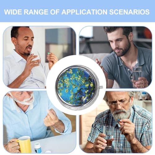 Portable Pill Box 3 Compartments Travel Pill Organizer — view 4