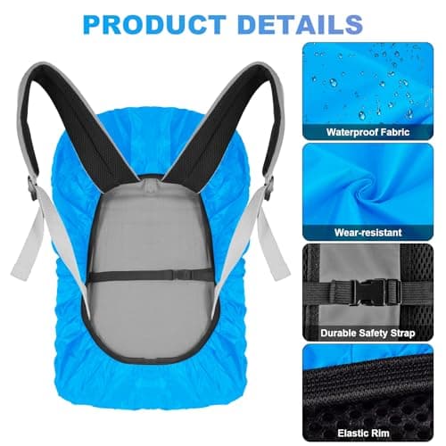 LAMA 2 Pack Waterproof Backpack Rain Cover for Size S 18L–25L Rucksack — view 5