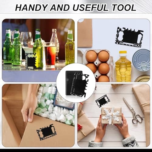 24 Pack Credit Card Multitools, 46 in 1 Stainless Steel Pocket Tools — view 6