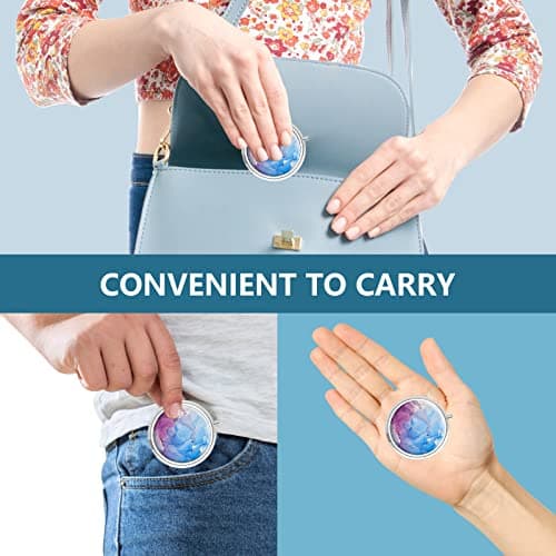 Pill Box 3 Compartment Medicine Pill Case,Portable Medicine Tablet Vitamin Holder Organizer for Purse Pocket Travel Gift… (6 Piece, Set-6-style 1 New) — view 3