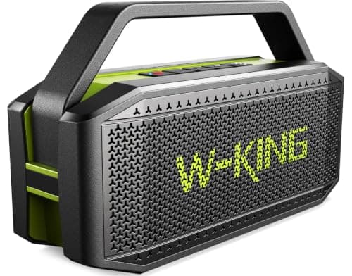 W-KING Bluetooth Speaker, 100W Peak HD IPX7 Portable Speakers Wireless Loud