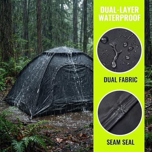 Minifactory 2-3 Person Pop Up Camping Tent Waterproof Instant (Green) — view 2