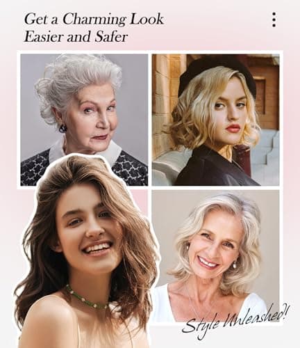 Farery Mini Thermal Brush 25mm, Touch-ups, 1 inch Heated Round Curling Iron — view 2