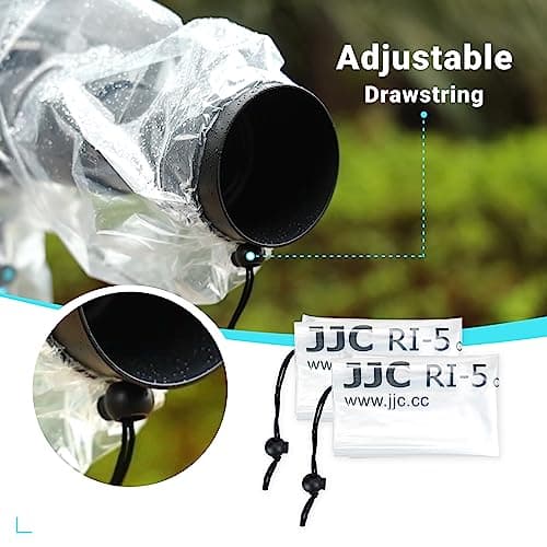 JJC 2-Pack Camera Rain Cover Waterproof for DSLR Lens up to 45cm Long — view 5