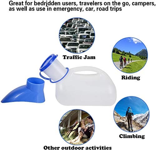 MantraRaj Unisex Potty Urinals for Car, Toliet Urinal Pot for Men and Women, Portable Pee Bottle, With a Lid and Funnel,Leakproof Urinals for Car, Travel Camping Outdoor — view 4