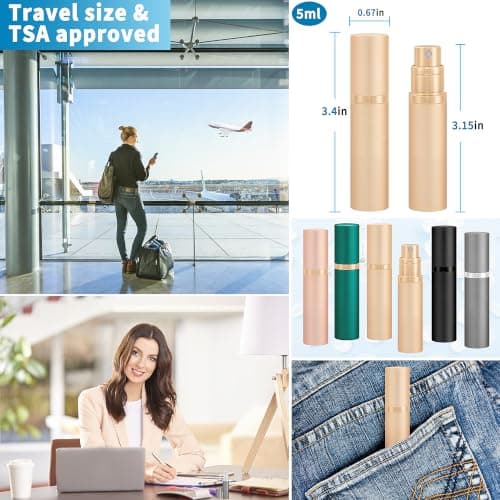 5ml 1-Pack Travel Refillable Perfume Atomiser Bottle, Perfume Refill Bottle — view 5