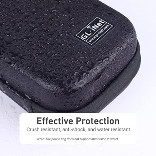GL.iNet Router Case, EVA Hard Shell, Water-Resistant and Shockproof, Black — view 4