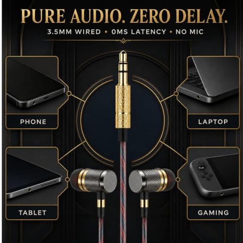 Betron YSM1000 Earphones, Wired In Ear Headphones with 3.5mm Jack — view 6