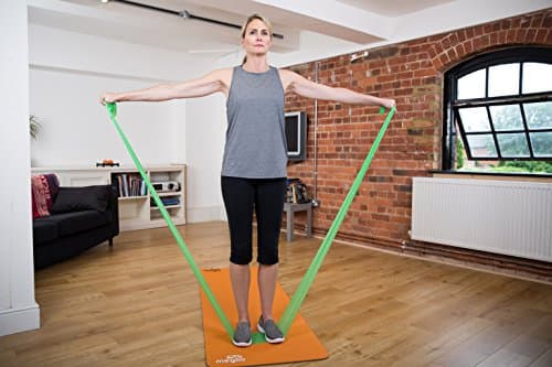 Meglio Resistance Band, 2m, Green, Latex Free, With Exercise Guide — view 5
