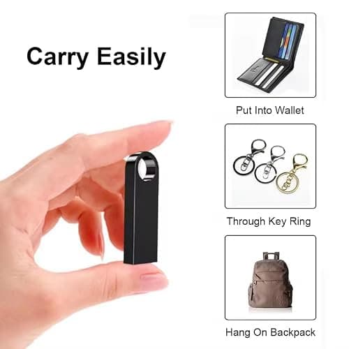 10 Pack 4GB Black Metal USB Flash Drive, Thumb Drive, USB 2.0, Waterproof — view 5