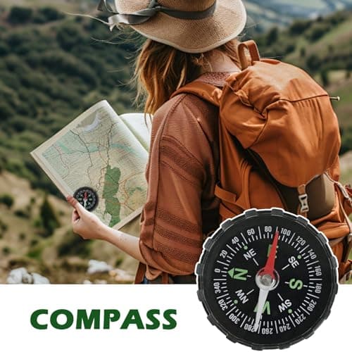di Orientation - Multifunctional Expedition Equipment, with Adjustable Detection, Precise Direction Detector for Adventure Travel, Outdoor Training | Bussol da es — view 2
