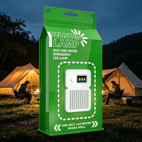 Générique Outdoor Camping Lighting Lamp - Bright and Lightweight Portable Lighting - Saltwater Camping Lantern - For Outdoor Activities Tent Fishing Mountain Backpack Travel — view 3