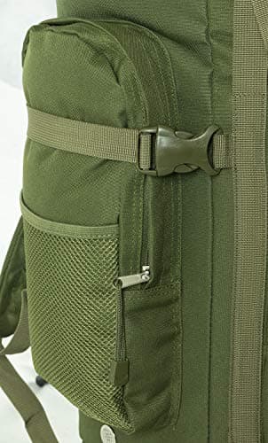 Andes Adtrek Olive Green 120L Hiker Backpack Extra Large Hiking/Camping Luggage Rucksack — view 4