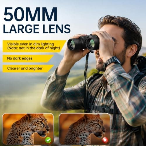 GOYOXOKY Binoculars for Adults High Power, FMC BAK4 with Phone Holder — view 3