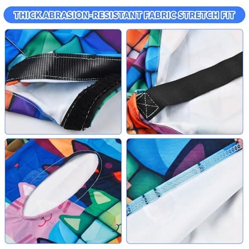 Luggage Cover Suitcase Protector, Elastic Travel Luggage Cover (Grid, S) — view 5