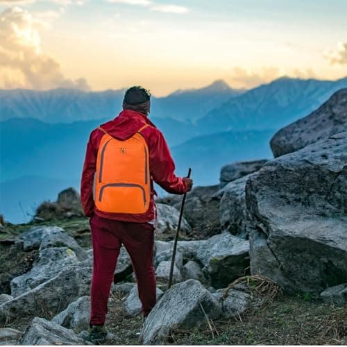 FENGZIZH Foldable Lightweight Travel Backpack, 30L Waterproof Rucksack — view 6