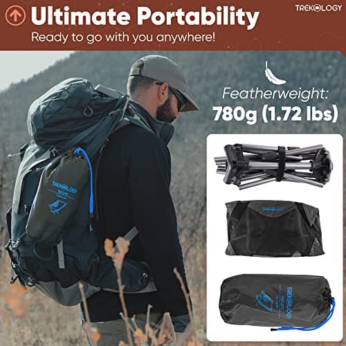 TREKOLOGY YIZI LITE Ultralight Camping Chair – Compact, Lightweight Chair for Backpacking, Hiking, and Outdoor Adventures — view 5