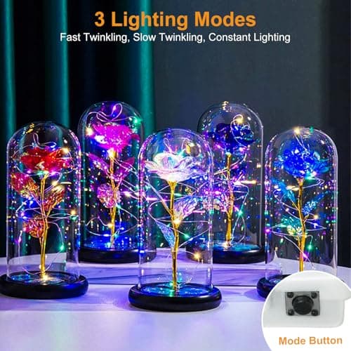 btfarm 3 Pack 3 Modes Fairy Lights Battery Operated, 2M 20 LED String Light — view 2