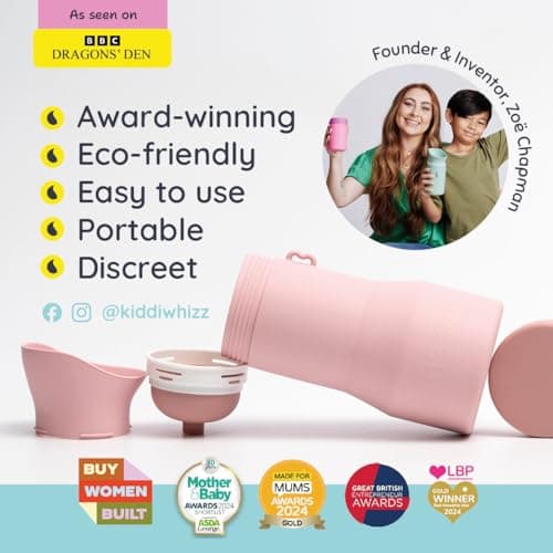 Whizzer™ - Discreet Portable Toilet For Adults - Seen on Dragons Den - Travel Essentials for Festivals, Camping, Caravans & Travel - Silicone Pee Bottle for Men & Women - Portable & Leakproof - 500ml — view 3