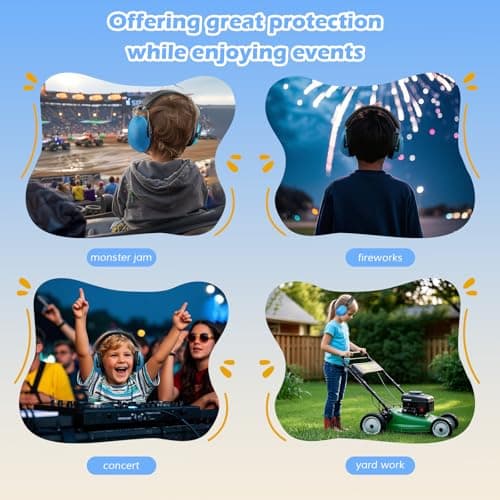 ProCase Ear Defenders for Children/Toddlers 3-16 Years SNR 27dB -Blue — view 6