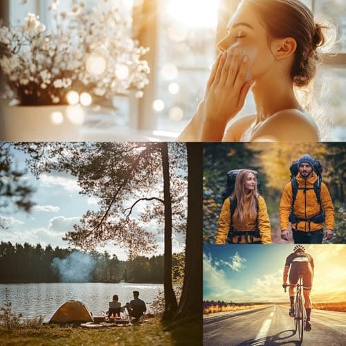 Craftisan 5 Pack 3.4 oz Clear Travel Bottles Kit - TSA Approved, Leak Proof, Reusable - Perfect for Travel, Business Trips, Fitness Centers, Beaches, Camping - 100ml PET Bottles — view 5