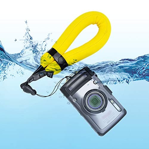 JJC Waterproof Camera Floating Wrist Strap for Underwater Cameras - Yellow — view 2