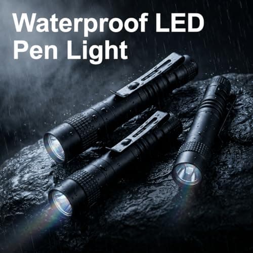 3-Pack Mini Pocket LED Torch, Super Bright Waterproof Flashlight — view 2